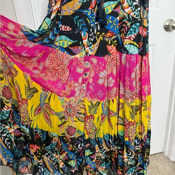 Johnny Was Mirko Tiered Maxi Dress - Picture 6 of 10